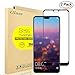 [2-Pack] Huawei P20 Pro Screen Protector, AOLANDER [Full Screen Coverage] [Bubble Free] [HD Clear] [Anti-Fingerprint] Premium Tempered Glass Screen Protector for Huawei P20 Pro (Black)