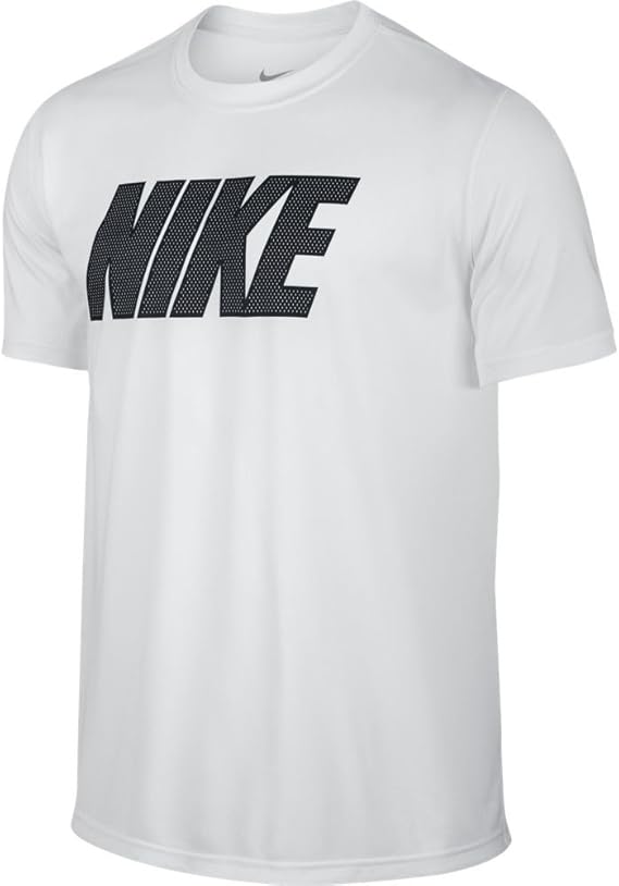 Amazon Co Jp ナイキ Nike Dri Fit レジェンド メッシュ Nike ブロック S S Tシャツ 18 100 ホワイト ブラック M 服 ファッション小物