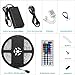 YUNLIGHTS LED Strip Lights with Remote 32.8Ft 10M 300LED 5050 Color Changing RGB LED Lights Strip Flexible with 44 Keys IR Remote & 12V 3A Power Supply (Plug in)