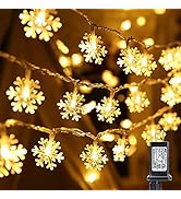 LYHOPE 12ft X 5ft 360 LED Christmas Net Lights, 11 Modes 30V
