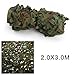 Bluecookies 6.5' x 9.8' Military Camo Netting Army Woodland Camouflage Netting Hunting Camping Net