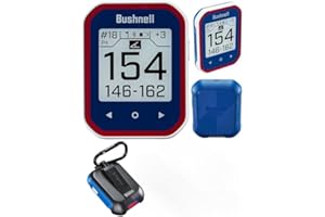 bushnellgolf Golf Phantom 3 Handheld Slope GPS, Touchscreen Display, Belt Clip & Carabiner, (Blue)