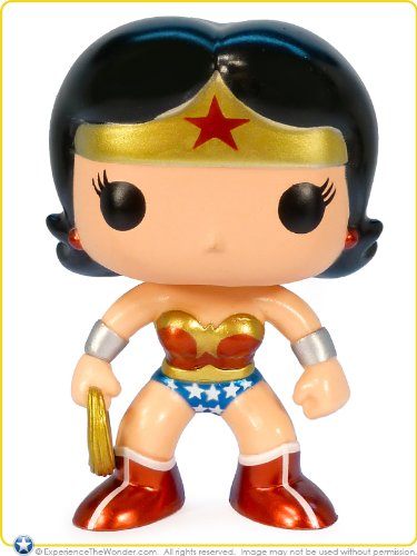 Funko POP! Heroes DC Universe Metallic Wonder Woman Chase Vinyl Figure