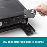Brother DCP-J1050DW Wireless Colour Inkjet Printer 3-in-1 UK Plug Black view 4