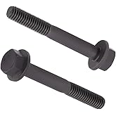 M6-1.0 x 60mm (15 pcs) Flanged Hex Bolt Screws Black Oxide Finish, 10.9 Grade Alloy Steel, Large Flange Washer Head, DIN6921/GB5789, Partial Thread