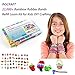 22,000+ Rainbow Rubber Bands Refill Kit, Over 20,000 Loom Bands in 41 Colors, 1000 S-Clips, 6 Y Looms, 280 Beads, 52 ABC Beads, 50 Charms, Backpack Hooks, Crochet Hooks and ABC Stickers by INSCRAFT