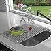 Better Houseware 1434 Over- Over-Sink Roll-Up Drying Rack, Grey
