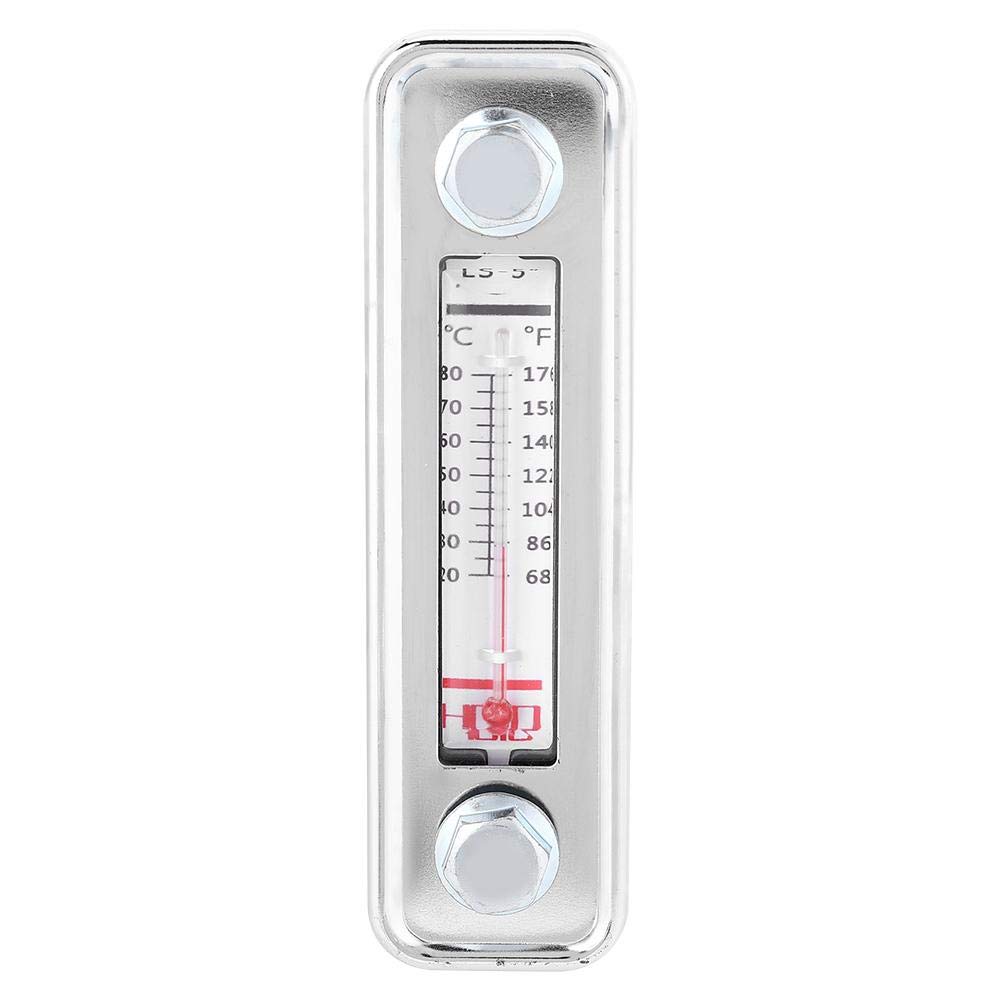 Hydraulic Oil Level Gauge with Thermometer, Max 80 C/176 F, Fluid Level
