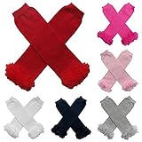 So Sydney Baby Toddler Little Girl Chiffon Ruffle Tutu Leg Warmers, Super Solids