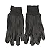 SEUROINT 100% Cotton Gloves with PVC Dots, Stretchable knit wrist Breathable Sure-Grip Work, gardening Gloves, Non slip 6 Pairs per pack, Brown