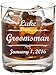 Engraved Whiskey Glass Personalized with Laser Etching - RG02