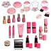 IQ Toys Pretend Makeup Set for Girls Complete Princess Girls Washable Makeup Palette Cosmetic Kit in a Carry Case with Mirror Non Toxic