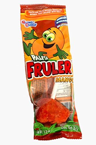 Fruler Mango Soft Fruit Spicy Candy Lollipop