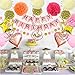 Birthday Decorations Birthday Party Supplies Happy Birthday Banner Pink and Gold Happy Birthday Decor for Women Girls