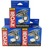 6 Pack Ryobi Replacement Vacuum Filters A32VC02