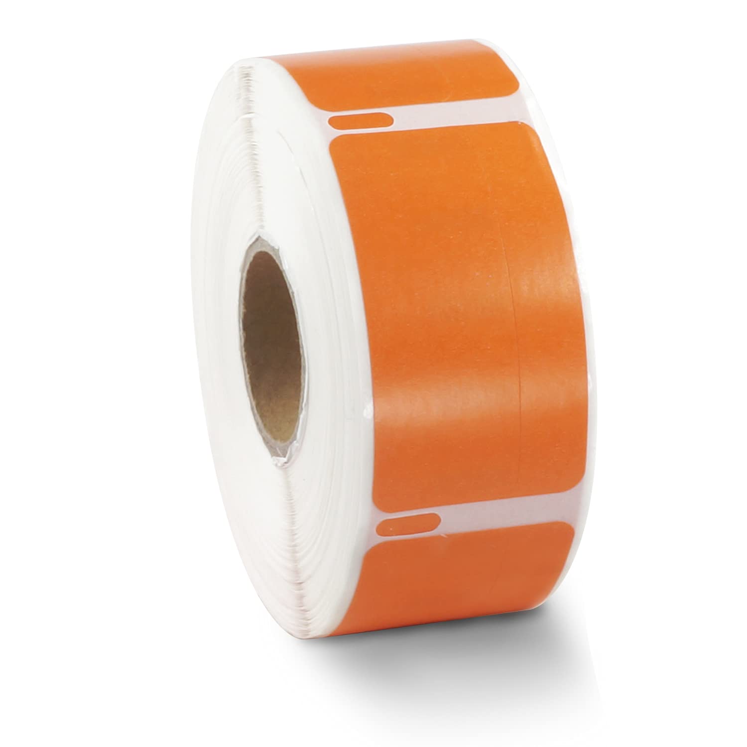 BETCKEY - 2 Rolls Orange Small Multi-Purpose Labels Compatible with DYMO 11355(S0722550), 19mm x 51mm, 1000 Colored Labels Compatible with DYMO LabelWriter 450, 4XL, NOT Fit 550 or 5XL