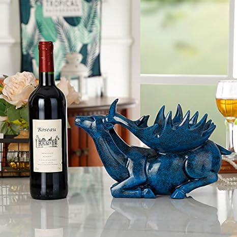 TXHZJX Estante para Vino Sala De Estar, Estante para Vino Old Blue ...