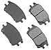Akebono ACT930 Disc Brake Pad Kit , GREY