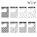 Modern Black & White Unisex Nursery Closet Dividers, Closet Organizer, Nursery Decor & Baby Gift
