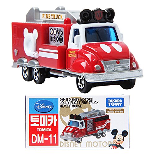Takara Tomy Tomica Disney Motors Dm 11 Mickey Fire Truck
