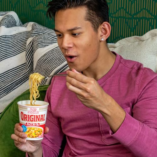 NISSIN CUP NOODLE RAMEN NOODLE SOUP, ORIGINAL, 2.4 OUNCE (PACK OF 6)
