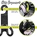CARSYS Car Back Seat Headrest Hanger Holder Hooks for Bag Purse Pocketbooks Handbags Schoolbags Bottles Grocery Cloth Drop Stop Vehicle Space Organizer (Black - Set of 2)