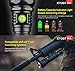SKYBEN Klarus XT12GT CREE LED XHP35 HI D4 LED 1600 Lumens 18650 Tactical Rechargeable Flashlight with 18650 Battery,USB Charging,Holster,O-Ring USB Light (XT12GT(New Version))