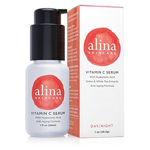 Alina Skin Care Award Winning & Dermatologist Recommended Vitamin C Serum for Reduction of Fines Lines & Wrinkles. Enhances Skin Radiance, Texture and Skin Tone, 1.0 Ounce Beauty & Personal Care, Skin Care, Face, Treatments & Masks, Serums
