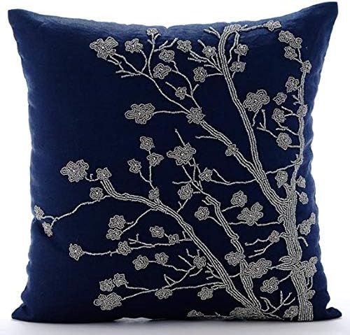 Amazon Com The Homecentric Decorative Navy Blue Euro Pillowcases