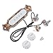 Kmise MI0300 Bronze Pearl Guitar Sound Hole Pickup Prewired Wiring Harness for 4 & 6 String Cigar Box