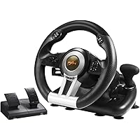 PC Racing Wheel, PXN V3II 180 Degree Universal Usb Car Sim Race Steering Wheel with Pedals for PS3, PS4, Xbox One, Xbox Serie
