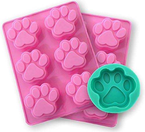 Silicone Molds for Baking - Barkery, Pets, Paw Print Pans 3-pack, Dog Treats For Pets, Kids, Dog-lovers, BONUS Pdf, Kitchen Tips, Dog Recipes