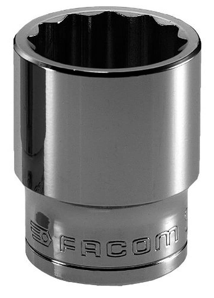 Facom SC.S Socket 0.5-Inch 12-Sided 29 mm Rouge et Noir