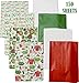 Splendid Designs Christmas Printed Tissue Paper, 150 Sheets, Red, Green, White and Holiday Prints