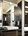 YHTlaeh Vanity Light 12W 19.88inches LED 4000K Natural White Acrylic Chrome Rectangle Tube for Bathroom Vanity Light Bedroom