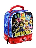 Lego Movie 2 The Second Part Boys Soft Dual Compartment School Lunch Box (One Size. Blue/Multi)