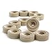 1-1/4″ Treaded Wooden Toy Wheels, 1/2″ Thick, 1/4″ Hole, Bag of 100