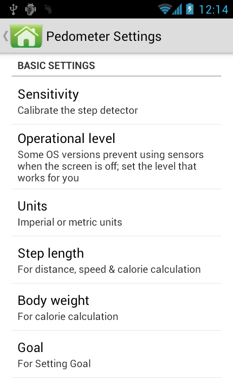 Pedometer Steps Counter
