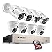 ZOSI 8CH 1080P Security Camera System Outdoor with 2TB Hard Drive,8 Channel 1080P CCTV Recorder and 8pcs HD 1920TVL Home Surveillance Cameras with Night Vision Easy Remote Access Motion Alert