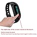 CUBOT V1 Wireless Activity Wristband, Smart Fitness Tracker with a Pedometer, Step Counter, Distance Counter, Sleep Monitor, Black