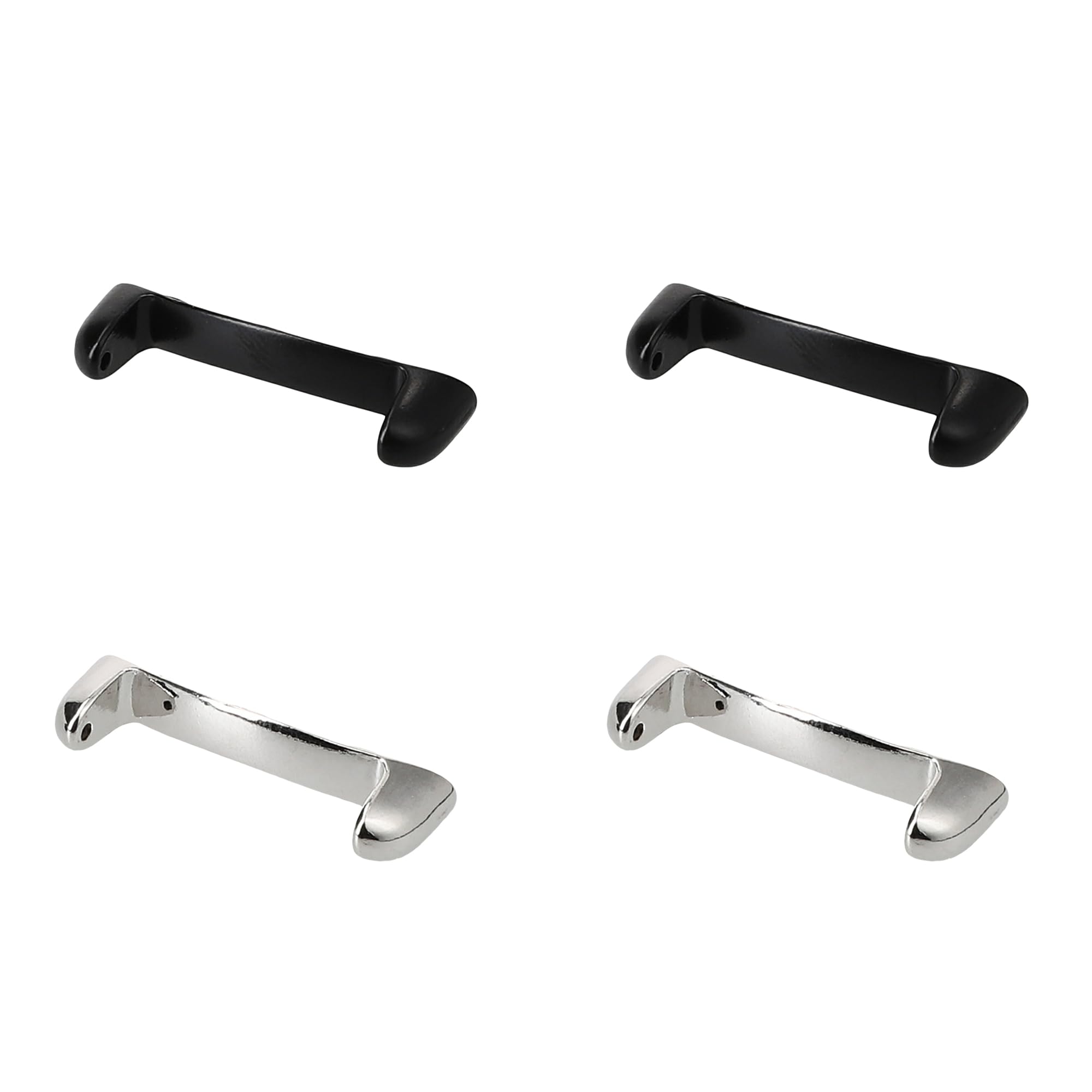 kwmobile Watch Strap Adapter - Compatible with Google Pixel Watch 1/2/3 (41mm) - 20mm Straps - 4 Pack - No Tools Required