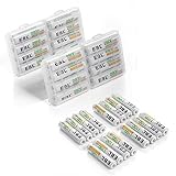 EBL 16 Pack 2800 mAh AA + 16 Pack 1100 mAh AAA Rechargeable Batteries