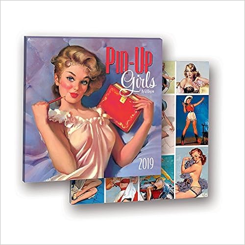 Orange Circle Studio 2019 Album Wall Calendar, Gil Elvrin Pin-Up Girls Orange Circle Studio 2019 Album Wall Calendar, Gil Elvrin Pin-Up Girls