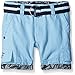 U.S. Polo Assn. Big Boys Belted Cargo Twill Short, Blue Coast, 14