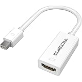 Mini Displayport to HDMI Adapter, VicTsing Thunderbolt Mini Displayport DP to HDMI Cable Adapter Audio Video HDTV Converter for MacBook Air, iMac (Before 2017), Apple MacBook Pro(Before 2016), Mac mini, Microsoft Surface Pro/Pro 2/Pro 3/Pro 4, Lenovo Thinkpad X1 Carbon and More