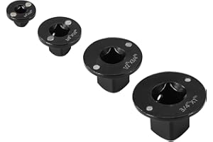 KTZCTPCA 4Pcs Low Profile Impact Socket Adapter Set, 1/4" to 3/8", 3/8" to 1/2", 1/2" to 3/4", 3/4" to 1" Drive Ratchet Adapt