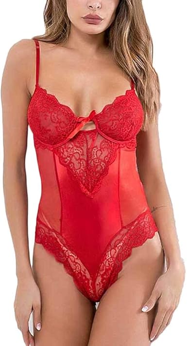 Red lingerie bodysuit Clearance