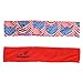 Headsweats USA Flag Reversible Head Band, Red/Blue, One Size