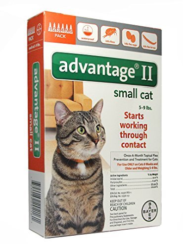 Advantage II Topical Flea Treatment for Cats 5-9 lbs. 6doses Advantage II Topical Flea Treatment for Cats 5-9 lbs. 6doses