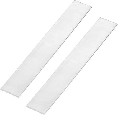 sourcing map 4Pcs Zinc Sheets 99.995% Purity 0.04"x1"x6" Metal Foil Anode Strip